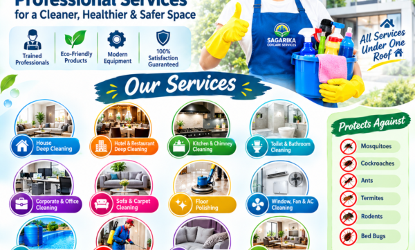 Sagarika Cleaning Services Poster